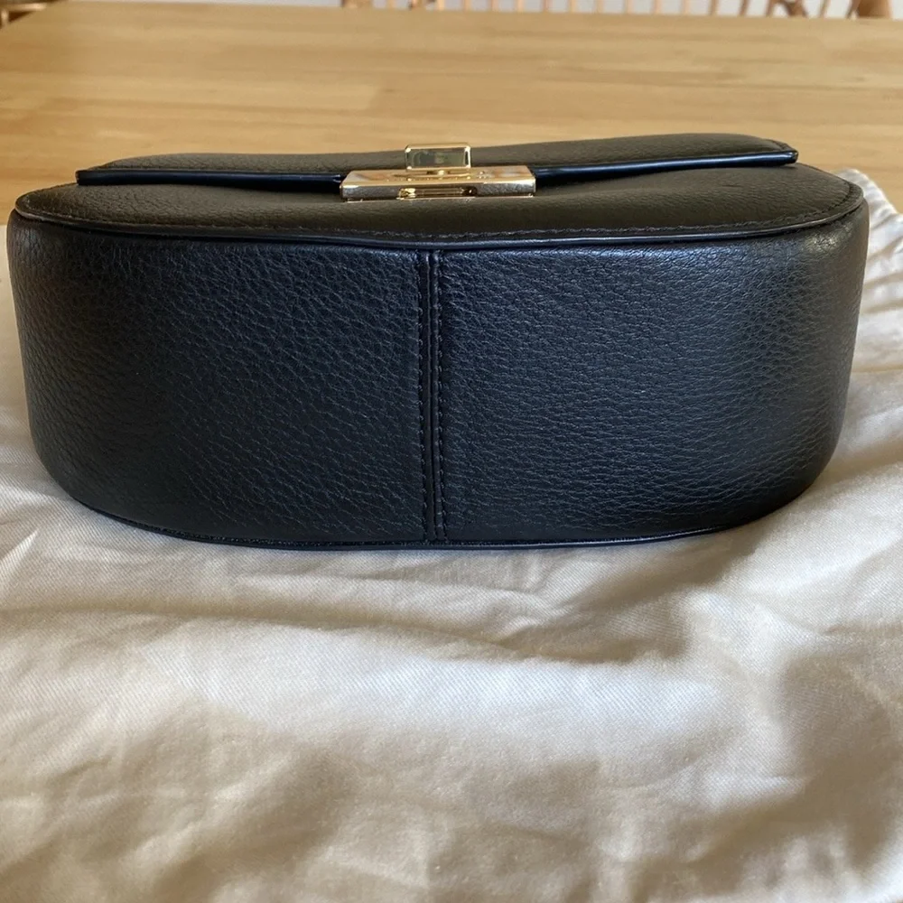 Kate Spade ♠️ Greenwood place Rita black handbag with strap and gold chain - Picture 16 of 17